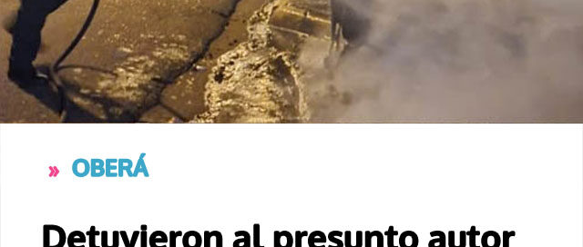 Detuvieron al presunto autor del incendio de contenedores en el centro