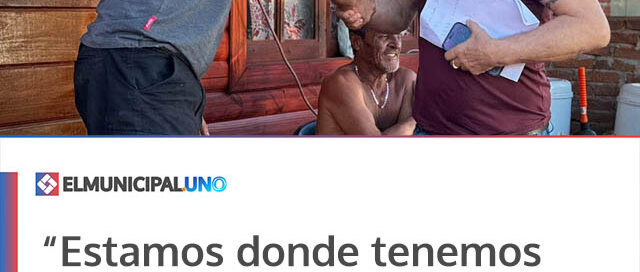 “Estamos donde tenemos que estar: al lado de nuestra gente”, afirmó Filippa